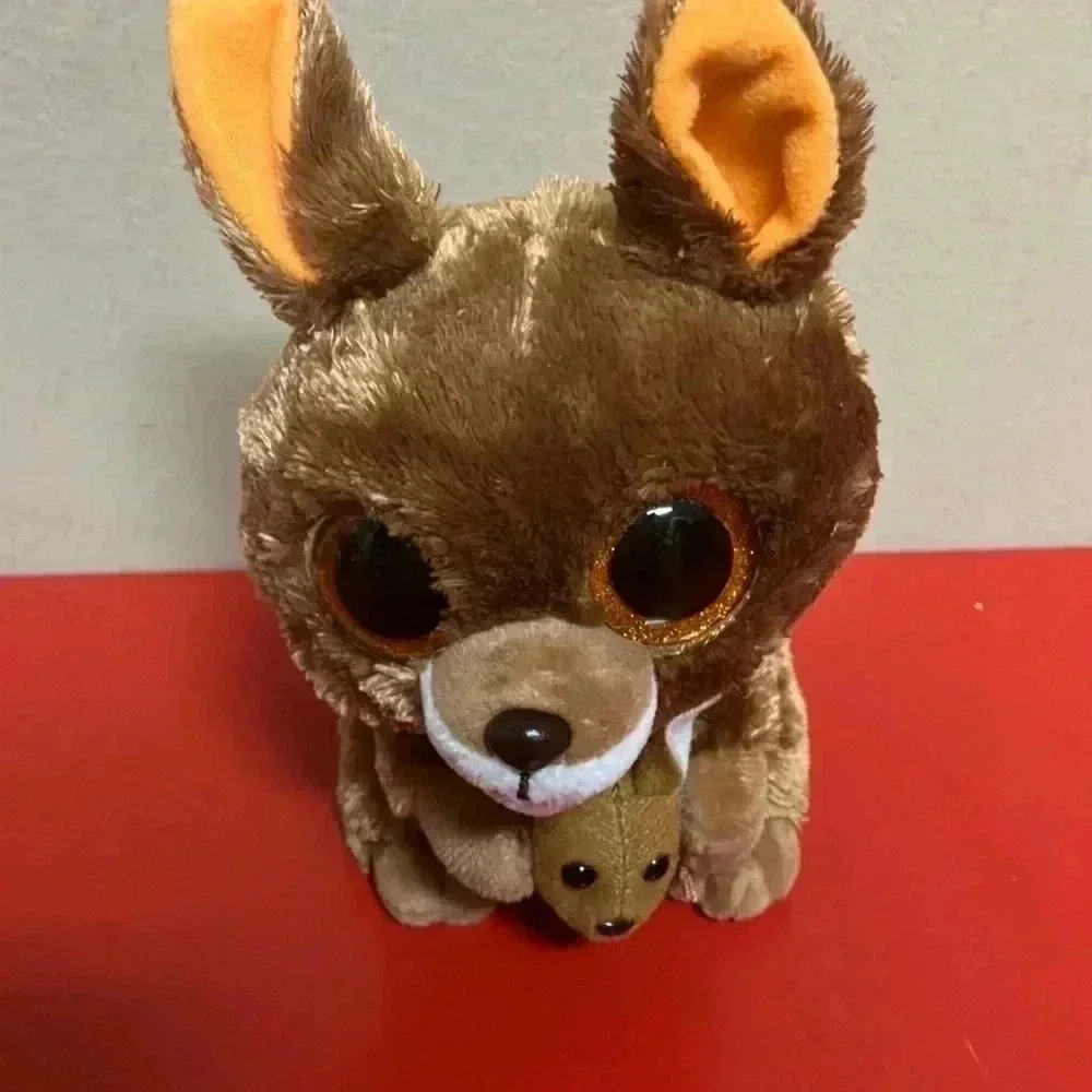 TySilk Kipper Kangaroo Plush Toy Stuffed Animal. Preloved